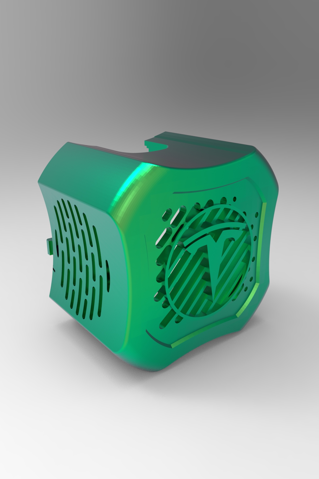 Tesla-Themed Fan Guard for Ender 3 V2